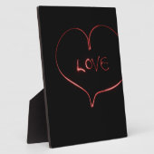 Licht schilderend hart fotoplaat (Zijkant)