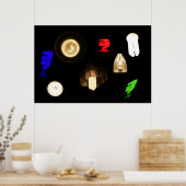 Licht show poster (Keuken)