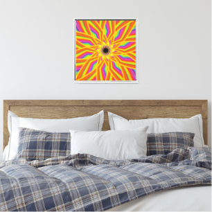 Licht Spectrum Spin Behang Canvas Afdruk