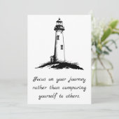 Licht sturen – Focus op je reis Kaart (Staand voorkant)