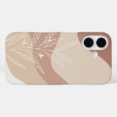 Licht Terracotta Boho Colour Flow Botanisch Case-Mate iPhone Case (Achterkant (horizontaal))