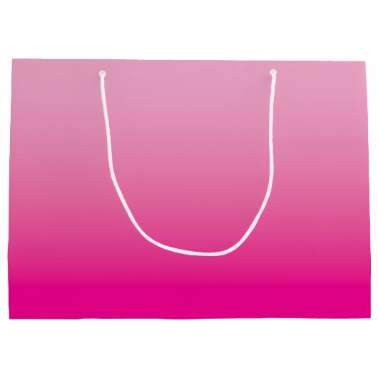 Licht tot Heet Roze Elegant Script Handtekening Na Groot Cadeauzakje (Achterkant)