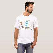Licht uw leven in t-shirt (Voorkant volledig)