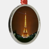 Licht van de Eiffeltoren Metalen Ornament (Rechts)
