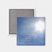 Licht van de Wereld Christelijke Magneet (Voorkant / Achterkant)