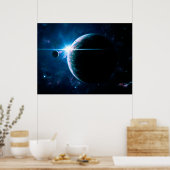 Licht van een nieuw begin poster (Keuken)