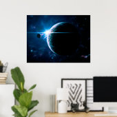 Licht van een nieuw begin poster (Thuiskantoor)