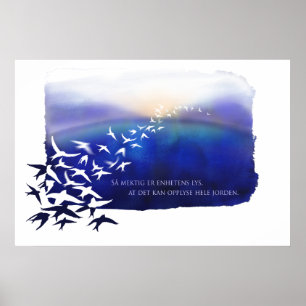 Licht van eenheid (Noors) Poster