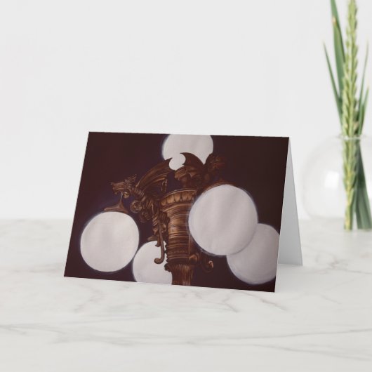 Licht van het Wenskaart van Demons Kaart (Voorkant)