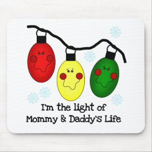 Licht van mama en papa's Life Tshirts en Gifts Muismat