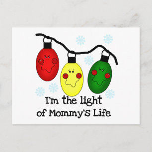 Licht van mammie's Life Tshirts en Gifts Briefkaart