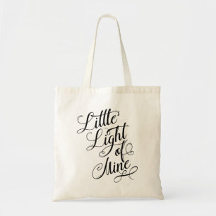 Licht van mijn typografie tote bag