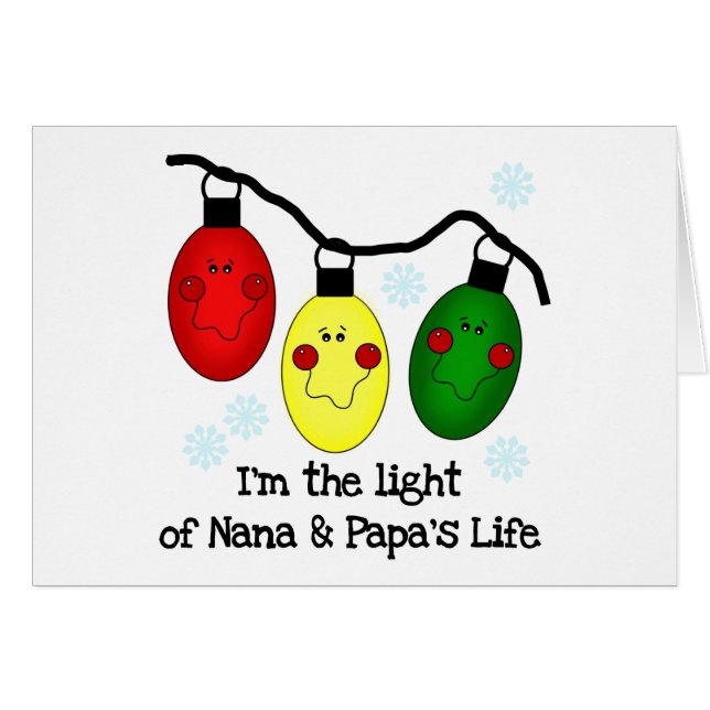 Licht van Nana en Papa's Life Tshirts en Gifts (Voorkant Horizontaal)