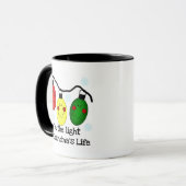 Licht van oma's leven Vakantie Tshirts en geschenk Mok (Voorkant links)