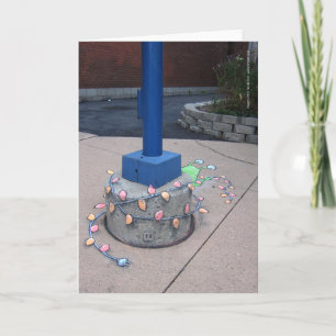 Licht-vastbindt Sluggo Feestdagen Kaart