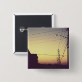 Licht Vierkante Button 5,1 Cm (Voorkant /achterkant)