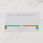 licht visitekaartje (Achterkant)