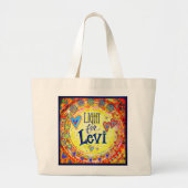 Licht voor Levi Inspirivity Grote Canvas tas (Voorkant)