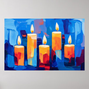Licht voor Vrede en Gerechtigheid Poster