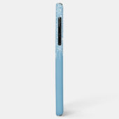 Licht Zomer Sky Blue Glitter Art Patroon Case-Mate iPhone Case (Achterkant/links)