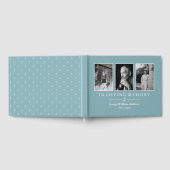 Lichtblauw anker in liefdevolle herinnering Fotoco Gastenboek (Volledig)