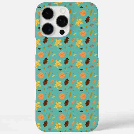 Lichtblauw blad iPhone Case (Achterkant)