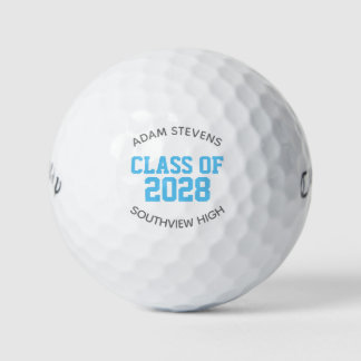 Lichtblauw Classic Varsity Afstuderen Klasse Cadea Golfballen