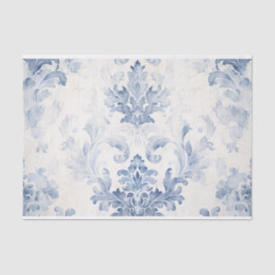 Lichtblauw Damask Tissue Paper Tissuepapier