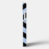 Lichtblauw en zwarte kazen Case-Mate iPhone case (Achterkant / Links)