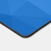 Lichtblauw Geometrisch Mesh Patroon monogram Bureaumat (Hoek)