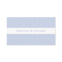Lichtblauw Gingham Plaid