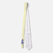 lichtblauw glas stropdas (Achterkant)