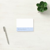 Lichtblauw patroon gebitsherinnering post-it® notes (Kantoor)