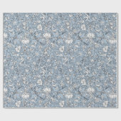 lichtblauw perzisch patroon cadeaupapier (Vlak)