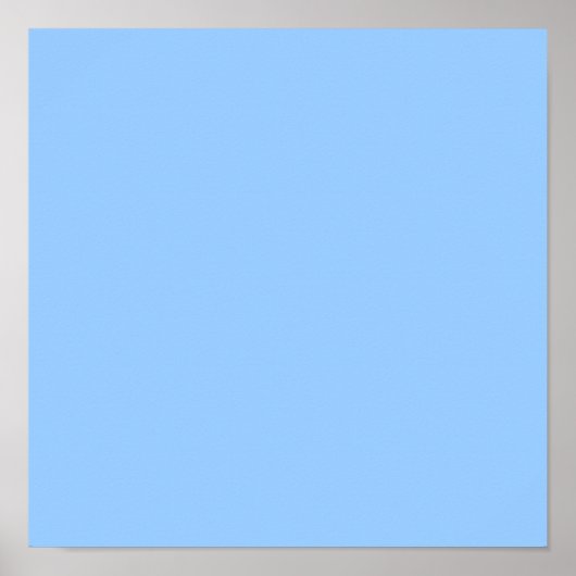 Lichtblauw Poster (Voorkant)