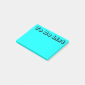 Lichtblauw | Te gebruiken lijst Post-it® Notes (Schuin)