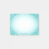 Lichtblauw verloop post-it® notes (Voorkant)