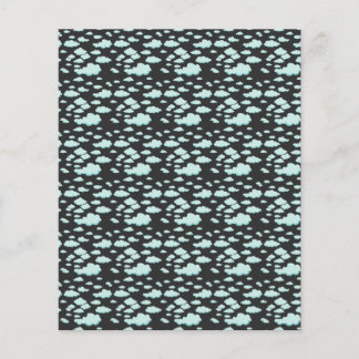 Lichtblauw wolkenpatroon