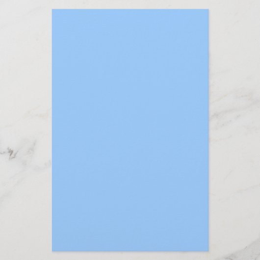 Lichtblauwe effen kleur wit (Voorkant)