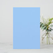 Lichtblauwe effen kleur wit (Staand voorkant)