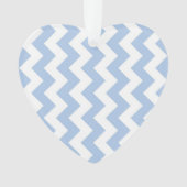 Lichtblauwe en Witte Zigzag Ornament (voorkant)