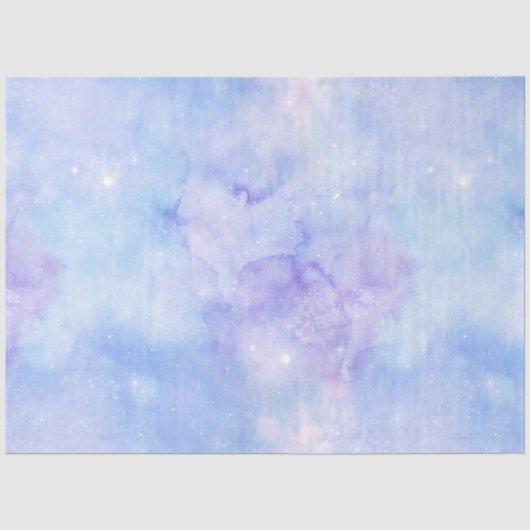 Lichtblauwe Galaxy Serie Ontwerp 6 Tissuepapier (Voorkant)