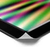 Lichtblauwe kleur verdwijnt poster (Hoek)