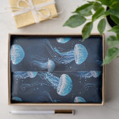 Lichtblauwe kwal tissuepapier (Geschenk)