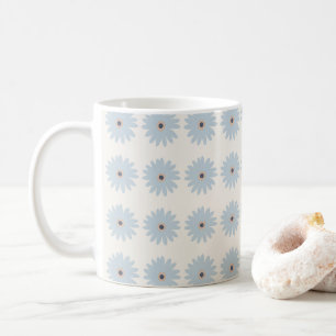 Lichtblauwe Madelief Koffiemok