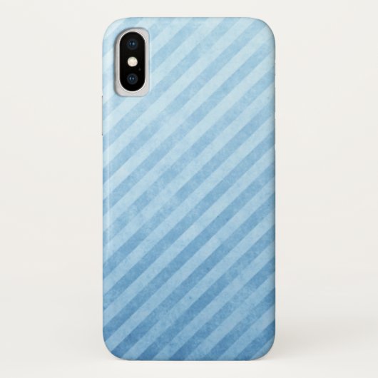 Lichtblauwe strepen Case-Mate iPhone case (Achterkant)