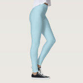 Lichtblauwe, vaste kleur leggings (Rechts)