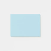 Lichtblauwe, vaste kleur post-it® notes (Voorkant)