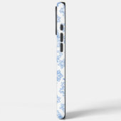 Lichtblauwe winter sneeuwvlok patroon Case-Mate iPhone case (Achterkant / Links)