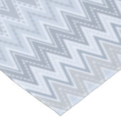 Lichtblauwe zigzag tafelkleed (Gekanteld)